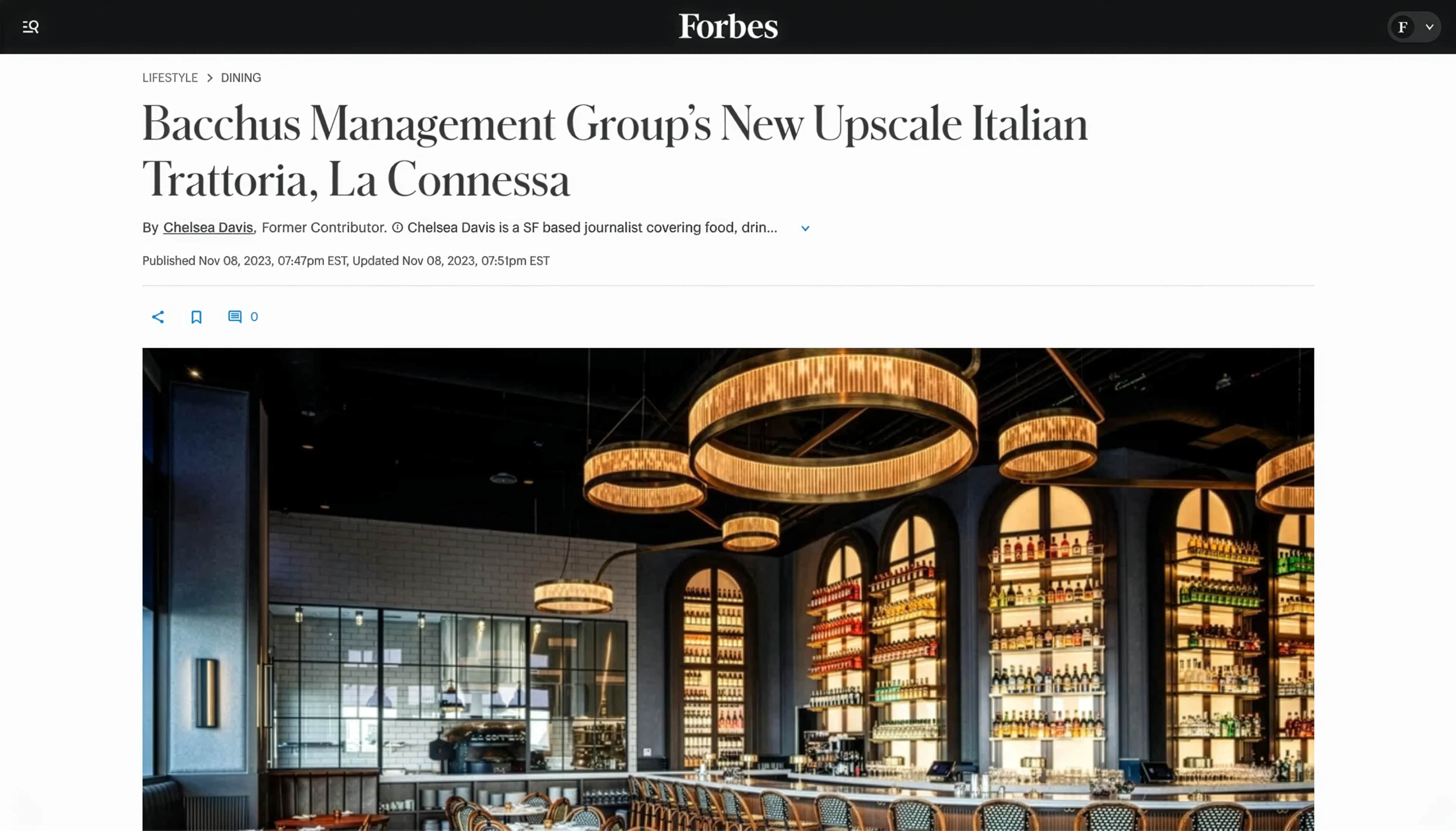 EDITORIAL COVERAGE OF CRAIG'S HOSPITALITY DESIGN WORK